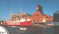 Das Museums-Feuerschiff und das U-Boot