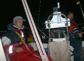 Entspanntes Segeln bei der 1. Nachtfahrt