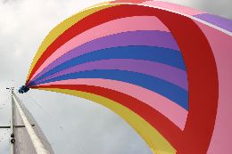 Endlich ist der 'Bunte' oben