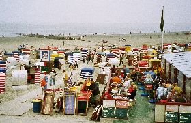 Spaziergang am Strand von Borkum