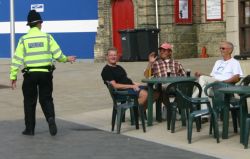 Mittagspause in Lowestoft,England